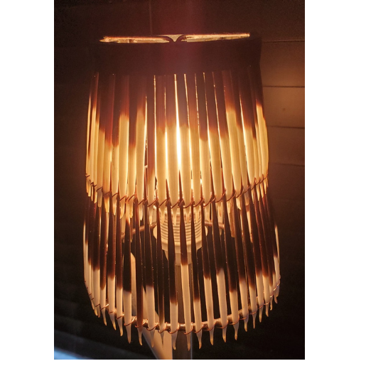 LIGHT SHADE - PORCUPINE QUILL - ROUND MINI