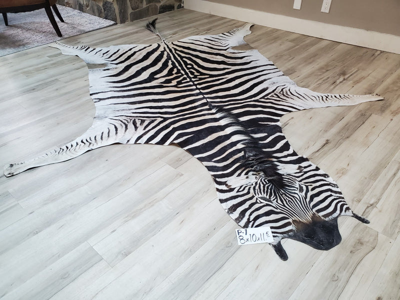 Premium Zebra Skin Rug- P1